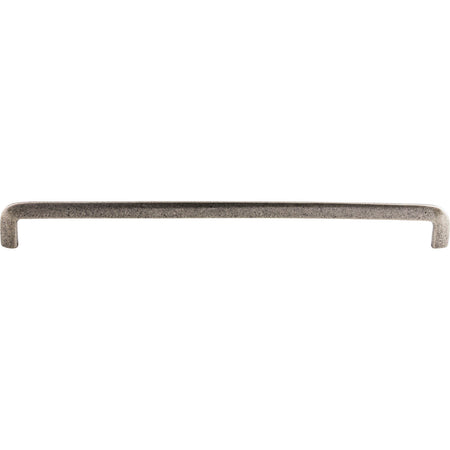 Top Knobs M1803: 12" cc Wedge Round Bar Cabinet Pull - Cast Iron