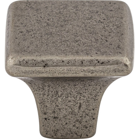 Top Knobs M1809: 1-1/4" Britannia Square Cabinet Knob - Cast Iron
