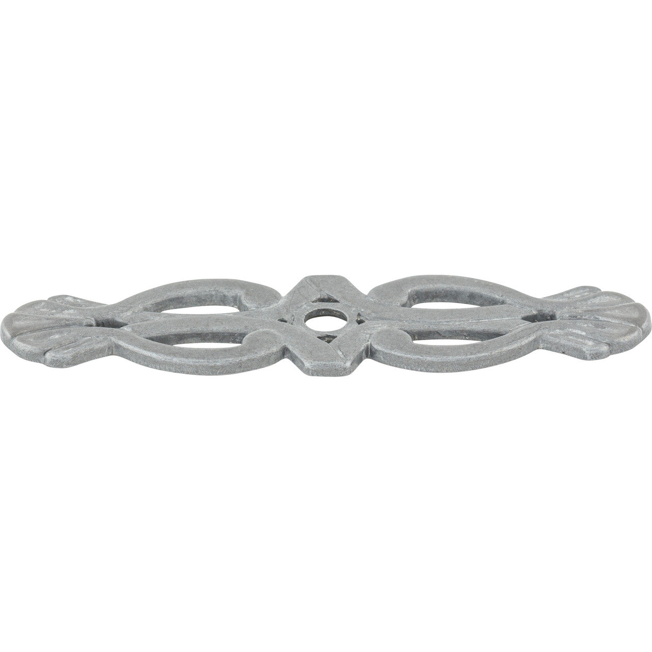 Top Knobs M182: Newton Rectangle Backplate - Pewter Light