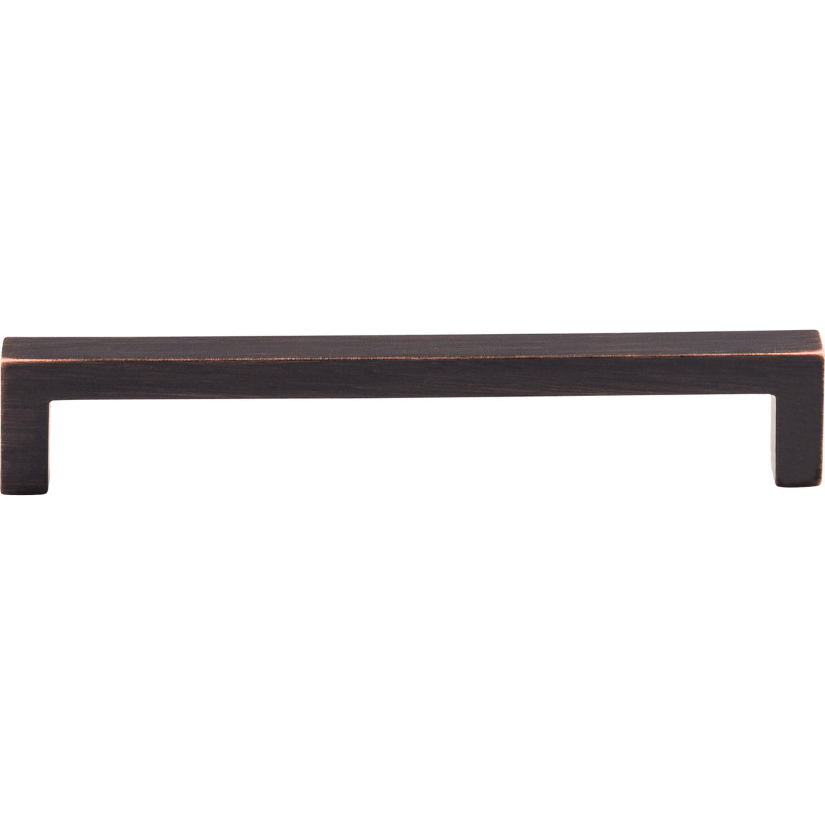 Top Knobs M1835: 6-5/16" cc Nouveau III Square Bar Cabinet Pull - Tuscan Bronze