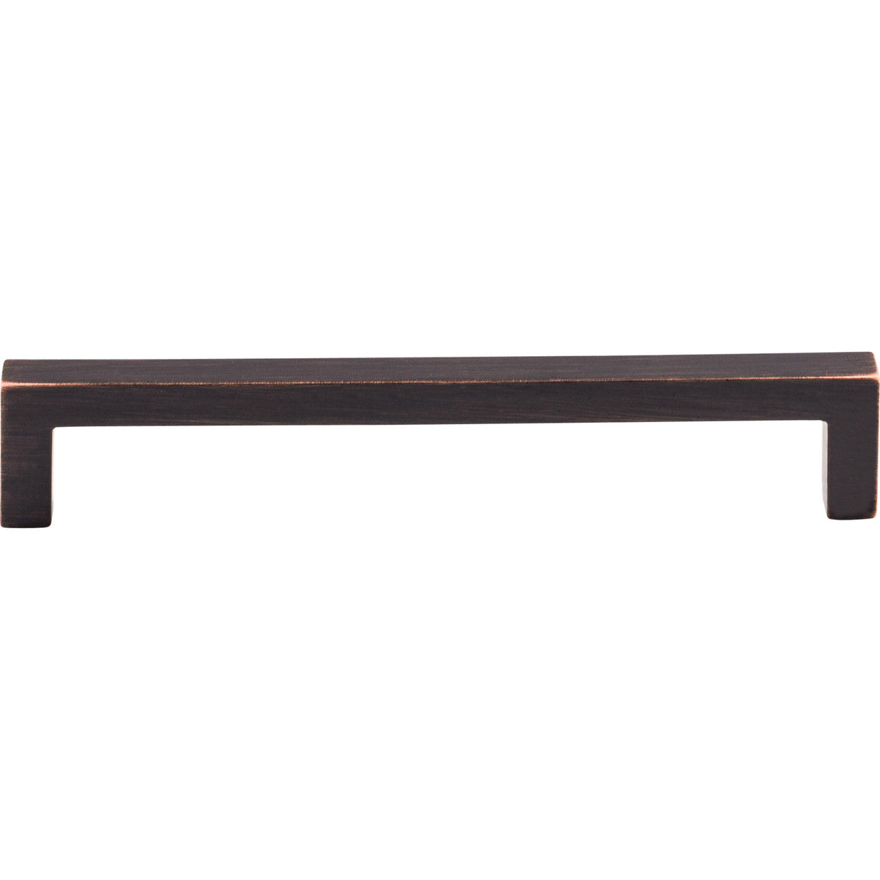 Top Knobs M1835: 6-5/16" cc Nouveau III Square Bar Cabinet Pull - Tuscan Bronze