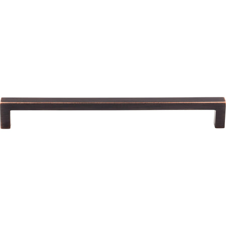 Top Knobs M1836: 8-13/16" cc Nouveau III Square Bar Cabinet Pull - Tuscan Bronze