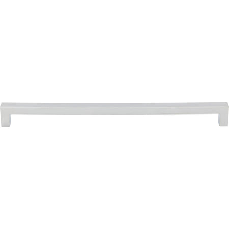 Top Knobs M1839: 12" cc Nouveau III Tapered Bar Cabinet Pull - Polished Chrome