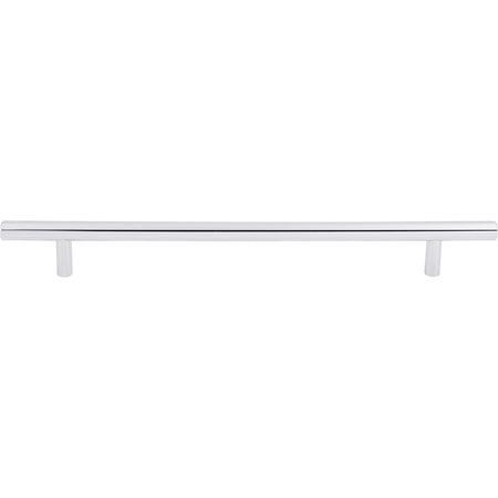 Top Knobs M1850: 8-13/16" cc Hopewell Round Bar Cabinet Pull - Polished Chrome