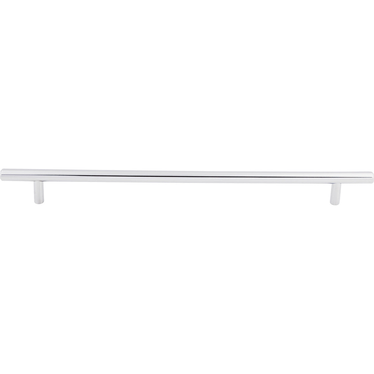 Top Knobs M1851: 11-11/32" cc Hopewell Round Bar Cabinet Pull - Polished Chrome
