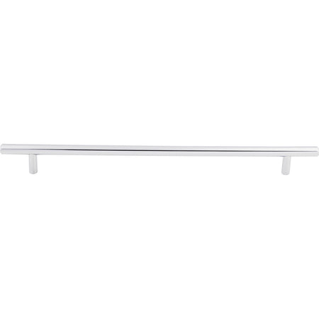Top Knobs M1851: 11-11/32" cc Hopewell Round Bar Cabinet Pull - Polished Chrome