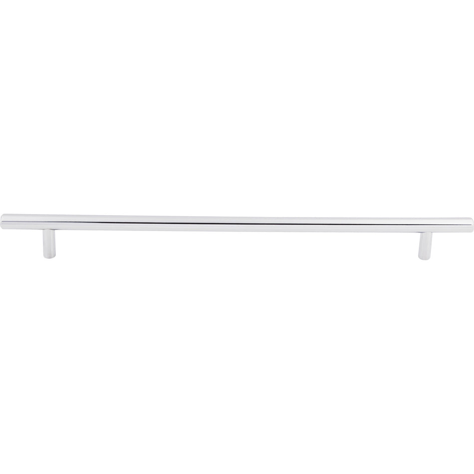 Top Knobs M1852: 15" cc Hopewell Round Bar Cabinet Pull - Polished Chrome
