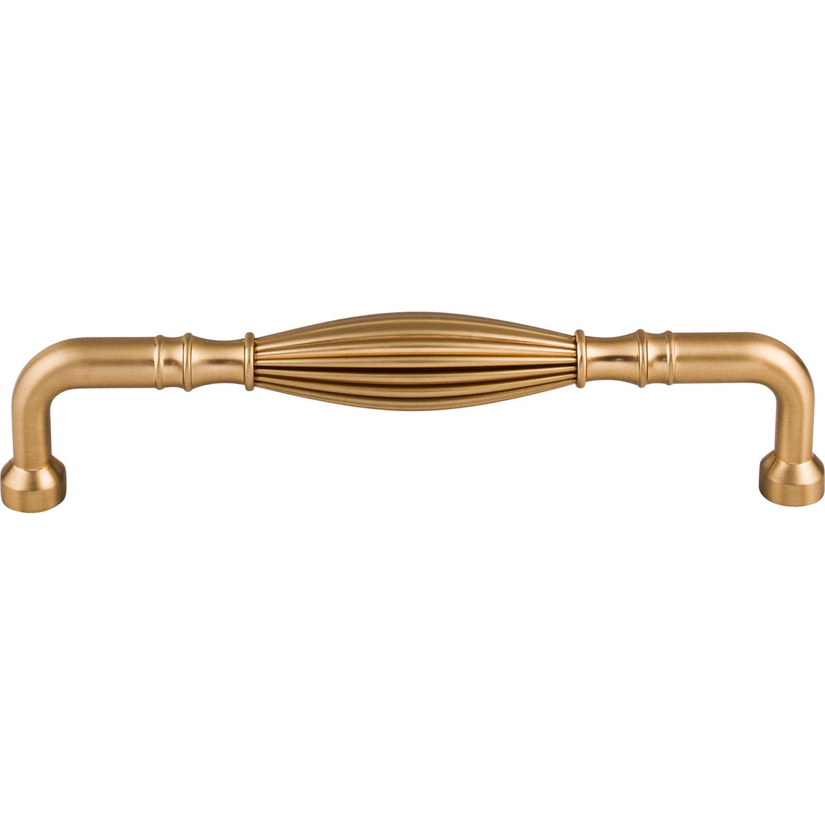 Top Knobs M1855-7: 7" cc Tuscany D-Handle Cabinet Pull - Brushed Bronze