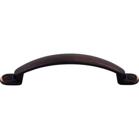 Top Knobs M1861: 3-3/4" cc Arendal Arch Cabinet Pull - Tuscan Bronze