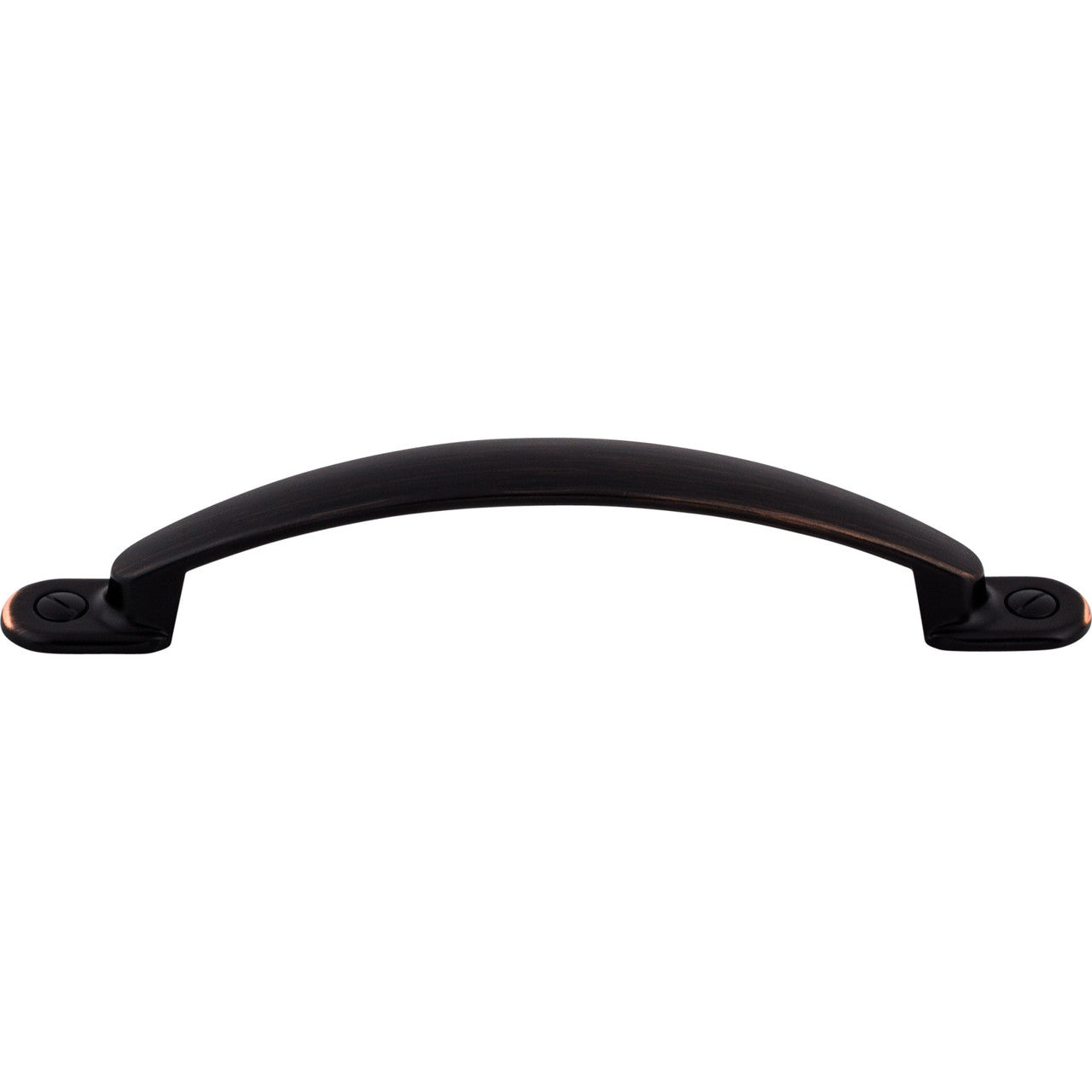 Top Knobs M1862: 5-1/16" cc Arendal Arch Cabinet Pull - Tuscan Bronze