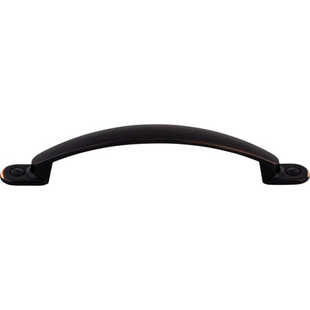 Top Knobs M1862: 5-1/16" cc Arendal Arch Cabinet Pull - Tuscan Bronze