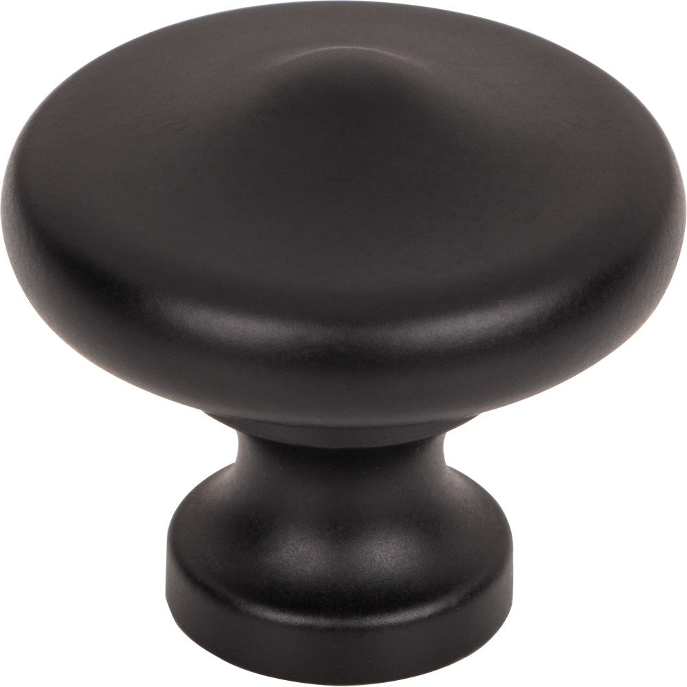Top Knobs M1877: 1-5/16" Dakota Round Peak Cabinet Knob - Flat Black