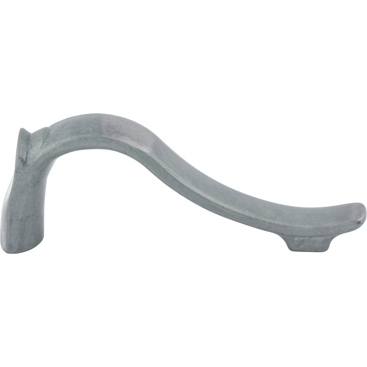 Top Knobs M187: 2-1/2" cc Dover Latch Cabinet Pull - Pewter Light