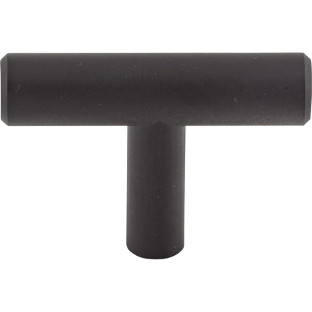 Top Knobs M1884: 2" Hopewell T-Bar Cabinet Knob - Flat Black