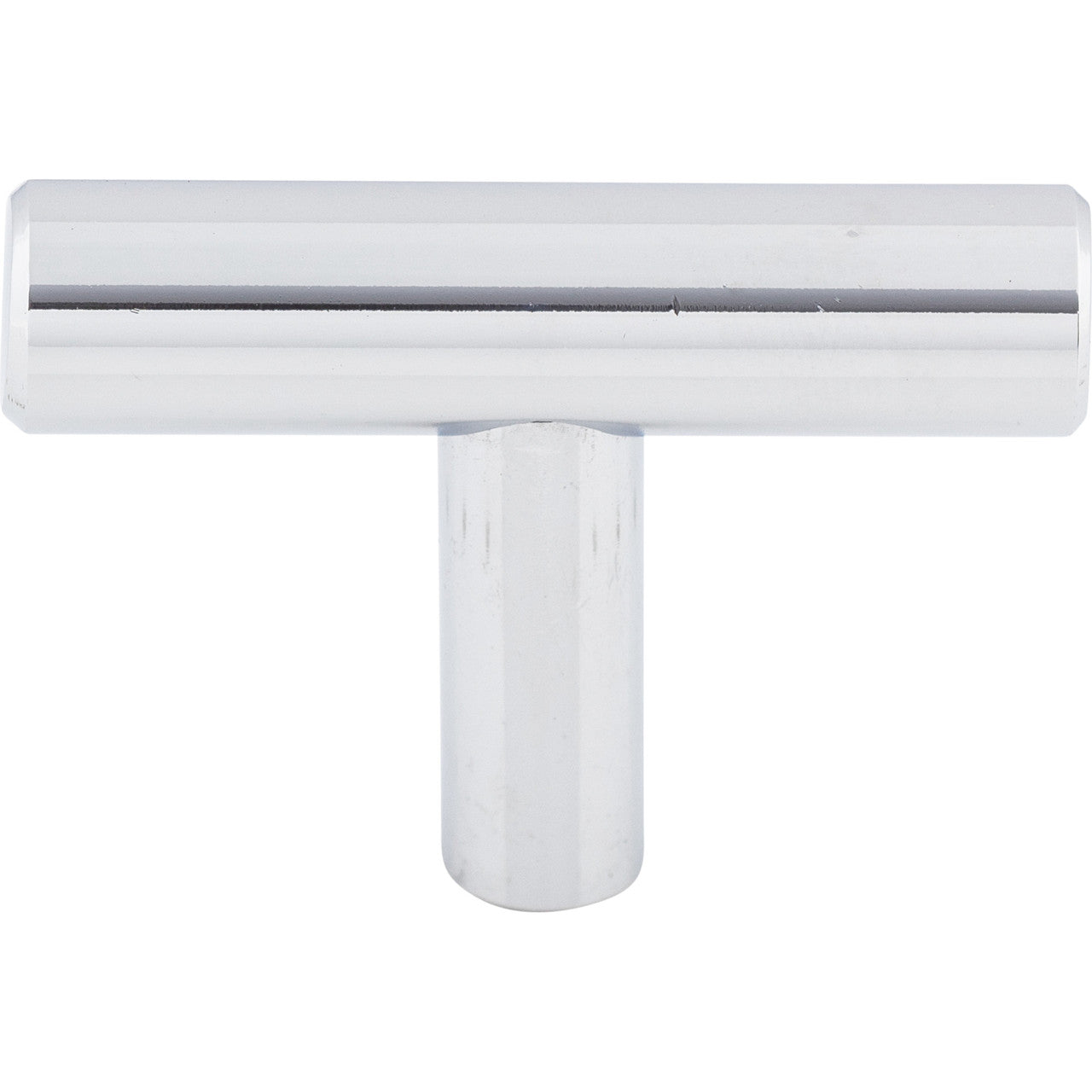 Top Knobs M1887: 2" Hopewell T-Bar Cabinet Knob - Polished Chrome