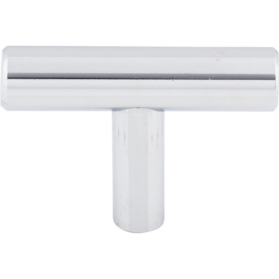 Top Knobs M1887: 2" Hopewell T-Bar Cabinet Knob - Polished Chrome