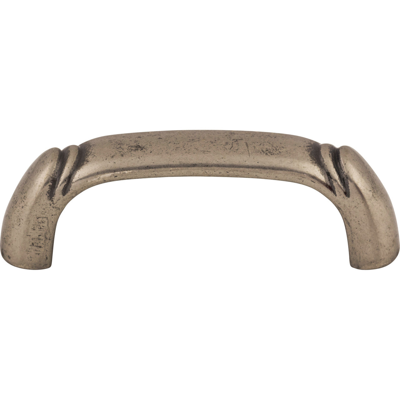 Top Knobs M188: 2-1/2" cc Dover D-Handle Cabinet Pull - Pewter Antique