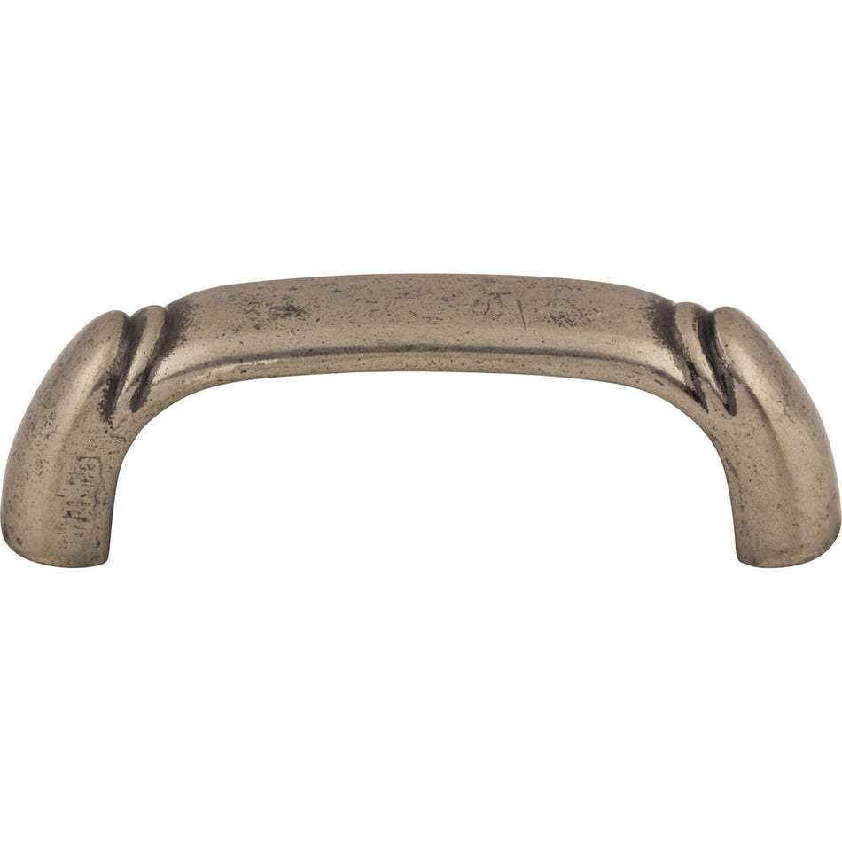 Top Knobs M188: 2-1/2" cc Dover D-Handle Cabinet Pull - Pewter Antique