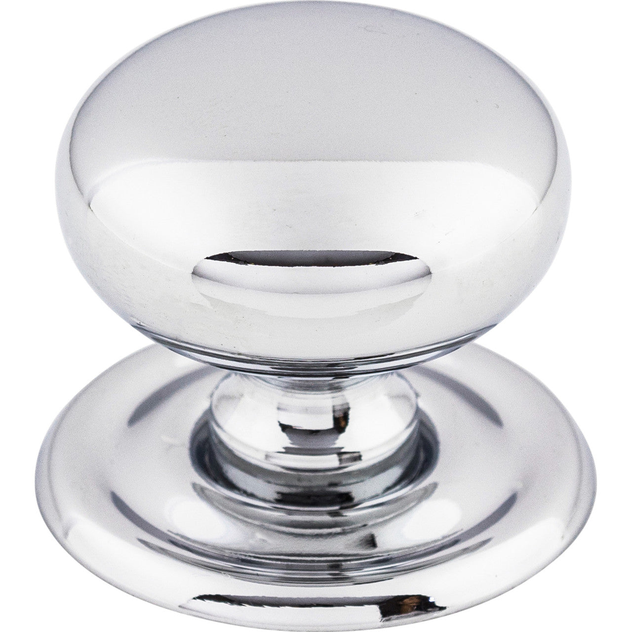 Top Knobs M1890: 1-1/4" Victoria Falls Round Cabinet Knob - Polished Chrome