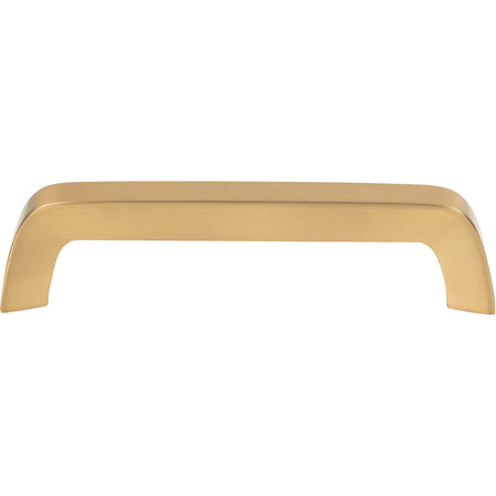 Top Knobs M1898: 5-1/16" cc Nouveau III Tapered Bar Cabinet Pull - Honey Bronze