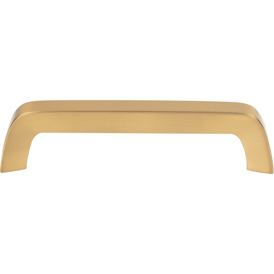 Top Knobs M1898: 5-1/16" cc Nouveau III Tapered Bar Cabinet Pull - Honey Bronze