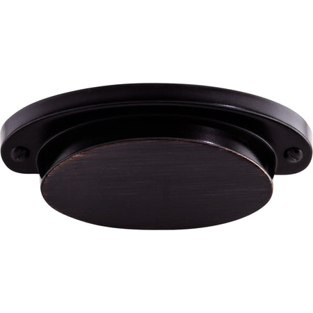 Top Knobs M1901: 2-9/16" cc Dakota Cup Cabinet Pull - Tuscan Bronze