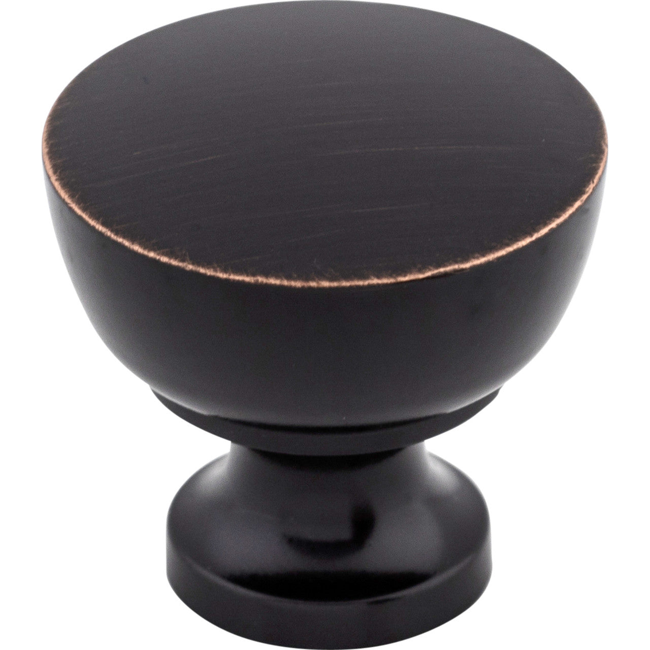 Top Knobs M1902: 1-1/4" Bergen Round Cabinet Knob - Tuscan Bronze