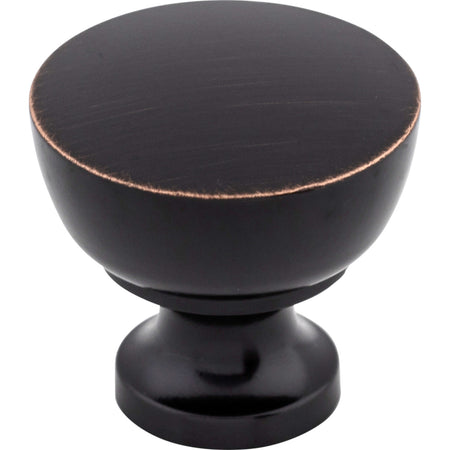 Top Knobs M1902: 1-1/4" Bergen Round Cabinet Knob - Tuscan Bronze