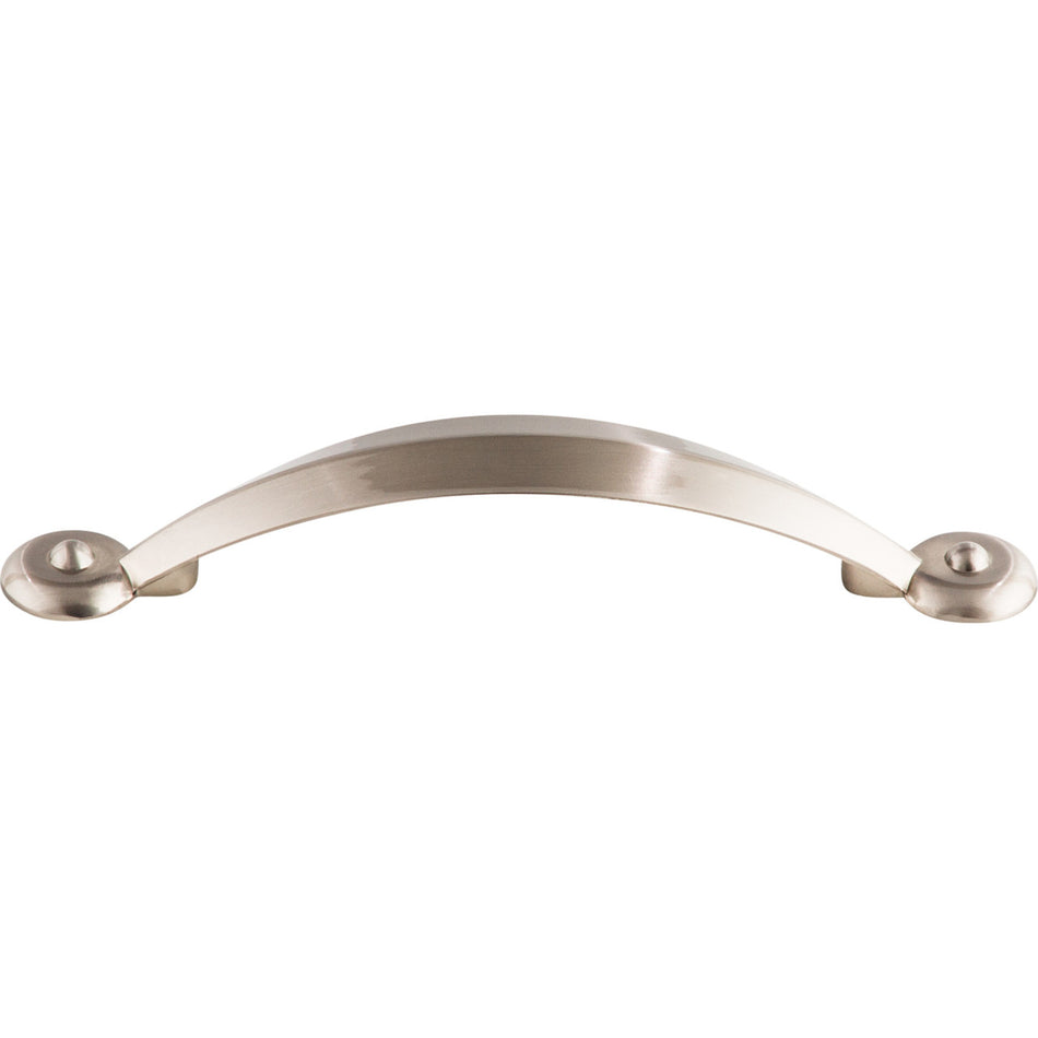 Top Knobs M1903: 3-3/4" cc Dakota Angle Cabinet Pull - Brushed Satin Nickel