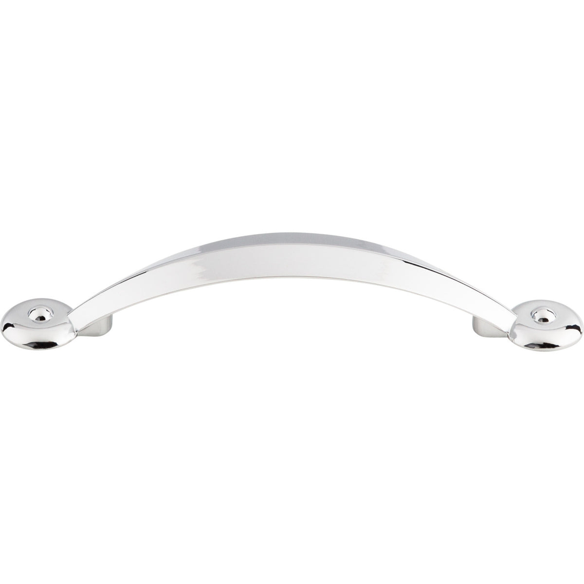 Top Knobs M1904: 3-3/4" cc Dakota Angle Cabinet Pull - Polished Chrome