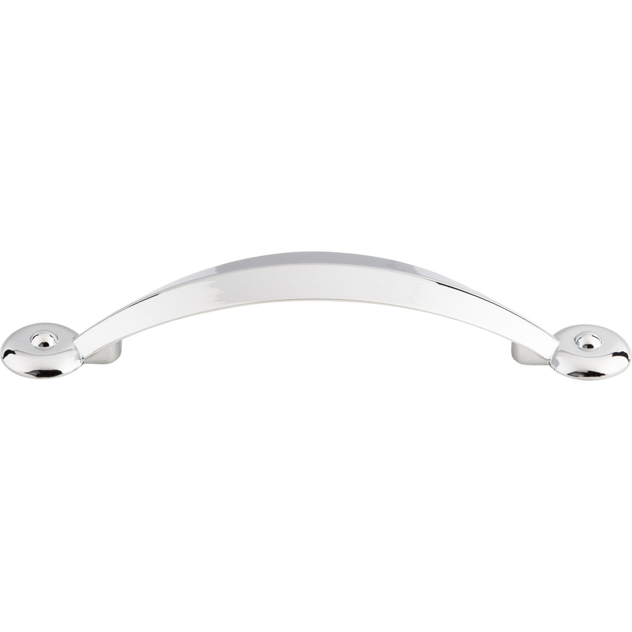 Top Knobs M1904: 3-3/4" cc Dakota Angle Cabinet Pull - Polished Chrome