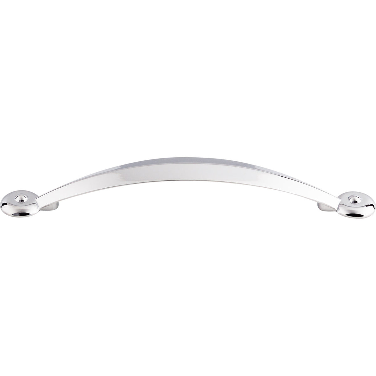 Top Knobs M1907: 5-1/16" cc Dakota Angle Cabinet Pull - Polished Chrome