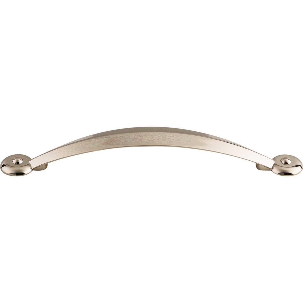 Top Knobs M1908: 5-1/16" cc Dakota Angle Cabinet Pull - Polished Nickel