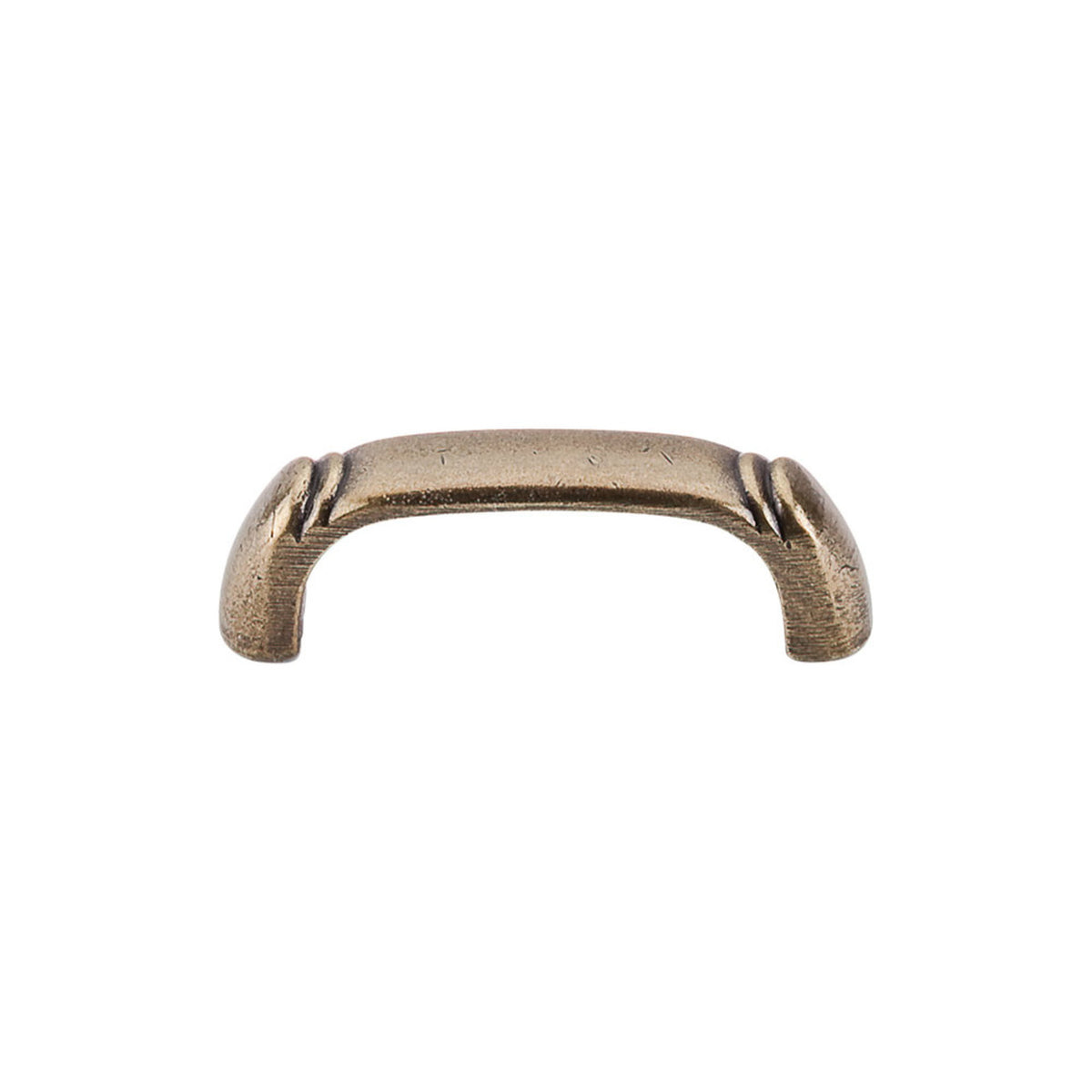 Top Knobs M190: 2-1/2" cc Dover D-Handle Cabinet Pull - German Bronze