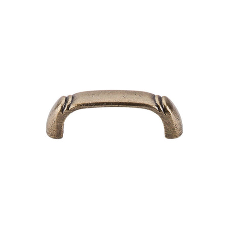 Top Knobs M190: 2-1/2" cc Dover D-Handle Cabinet Pull - German Bronze