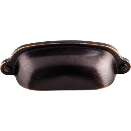 Top Knobs M1910: 2-9/16" cc Charlotte Cup Cabinet Pull - Tuscan Bronze