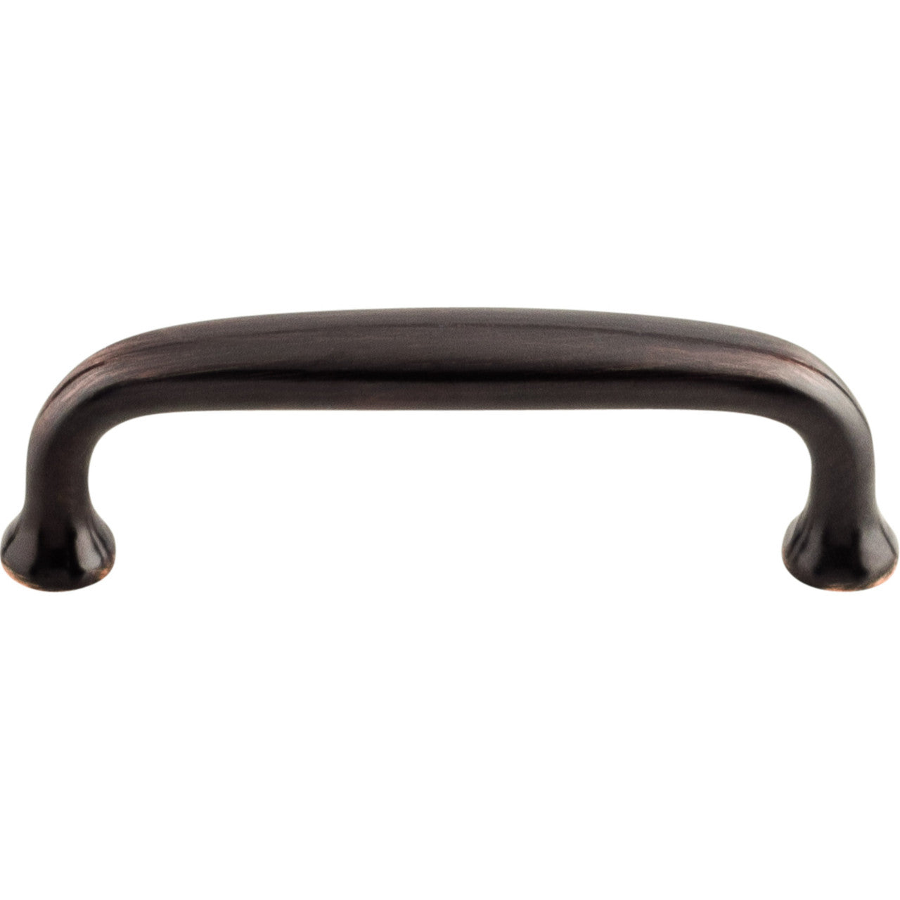 Top Knobs M1912: 3" cc Charlotte D-Handle Cabinet Pull - Tuscan Bronze