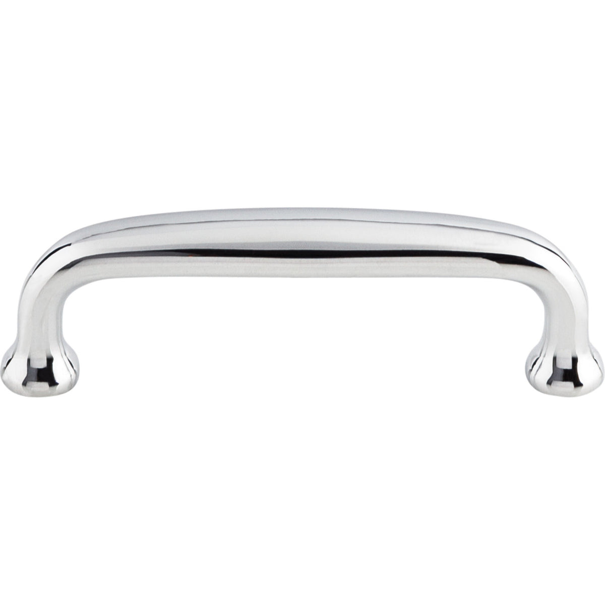 Top Knobs M1913: 3" cc Charlotte D-Handle Cabinet Pull - Polished Chrome