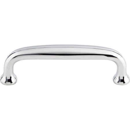 Top Knobs M1913: 3" cc Charlotte D-Handle Cabinet Pull - Polished Chrome