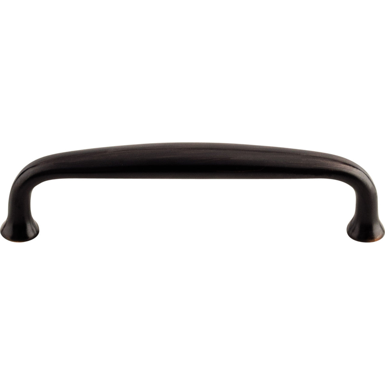 Top Knobs M1914: 4" cc Charlotte D-Handle Cabinet Pull - Tuscan Bronze