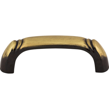 Top Knobs M191: 2-1/2" cc Dover D-Handle Cabinet Pull - Dark Antique Brass