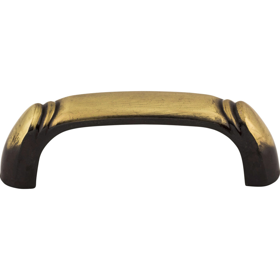 Top Knobs M191: 2-1/2" cc Dover D-Handle Cabinet Pull - Dark Antique Brass