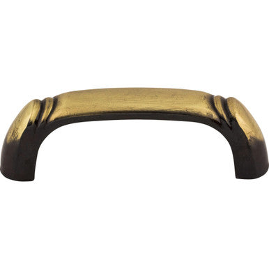 Top Knobs M191: 2-1/2" cc Dover D-Handle Cabinet Pull - Dark Antique Brass