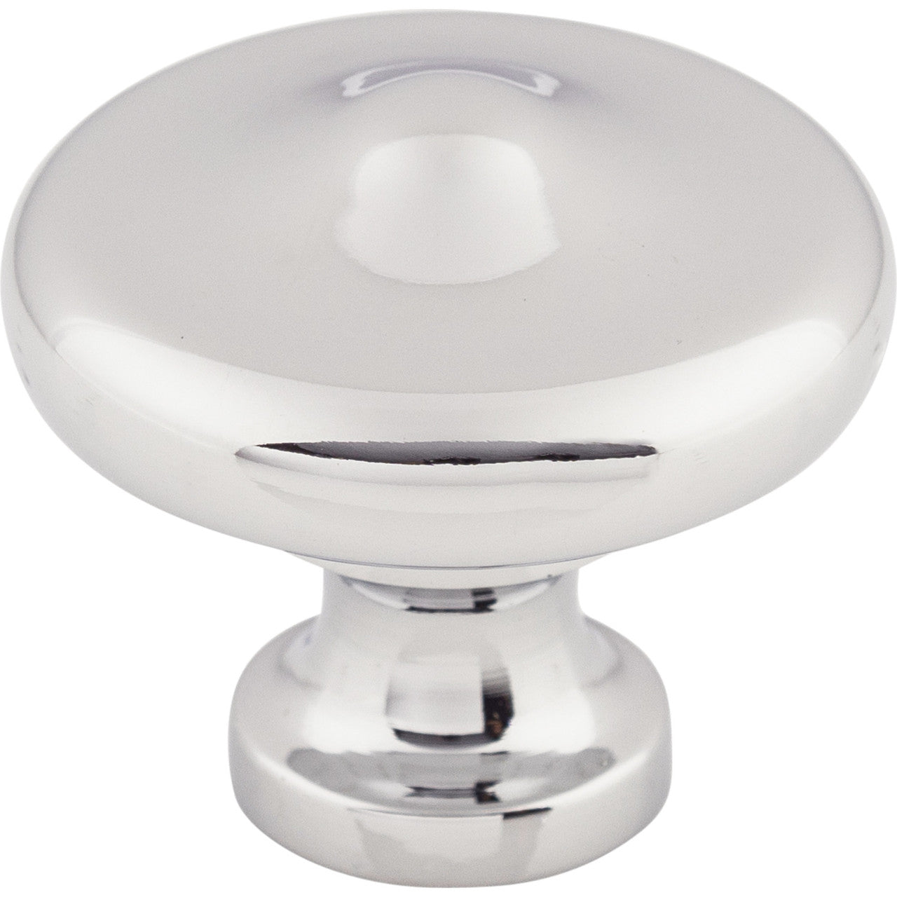 Top Knobs M1920: 1-5/16" Dakota Round Peak Cabinet Knob - Polished Chrome