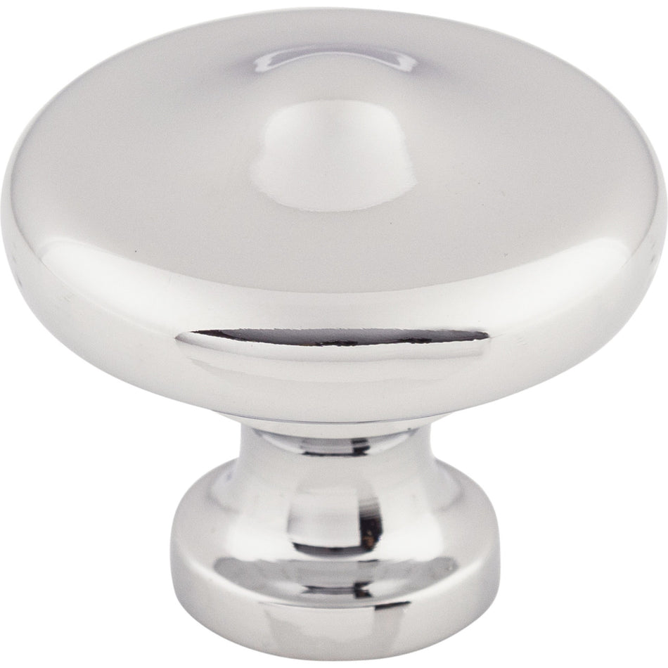 Top Knobs M1920: 1-5/16" Dakota Round Peak Cabinet Knob - Polished Chrome