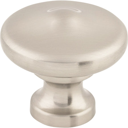 Top Knobs M1921: 1-5/16" Dakota Round Peak Cabinet Knob - Brushed Satin Nickel