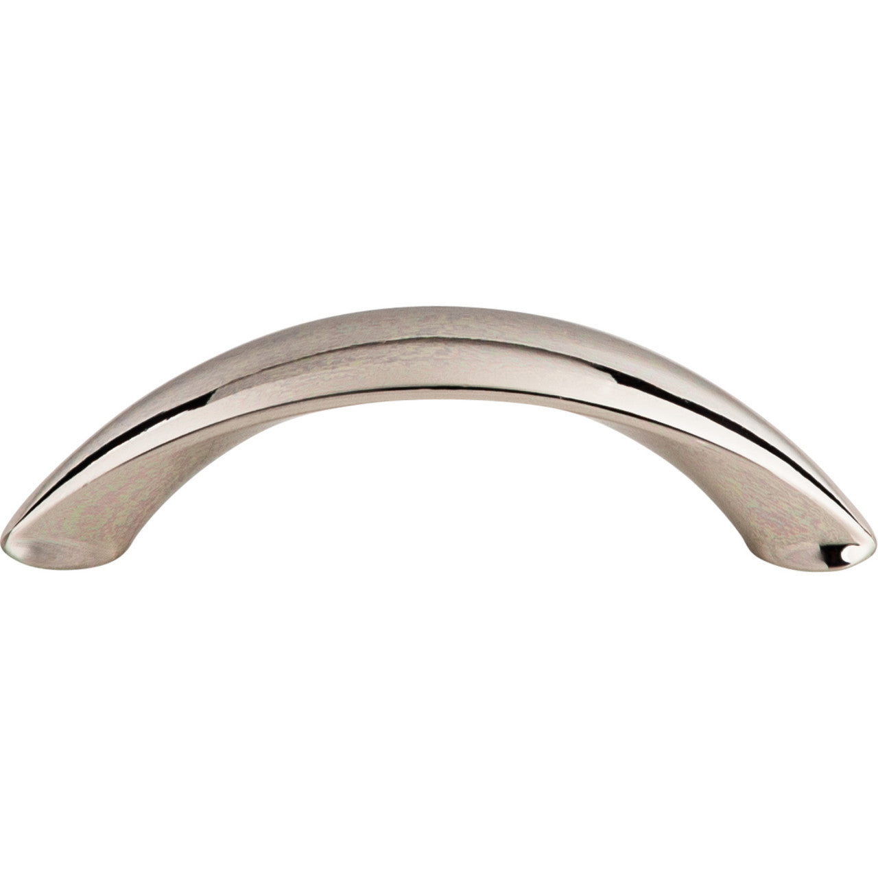 Top Knobs M1923: 3" cc Dakota Arc Cabinet Pull - Polished Nickel