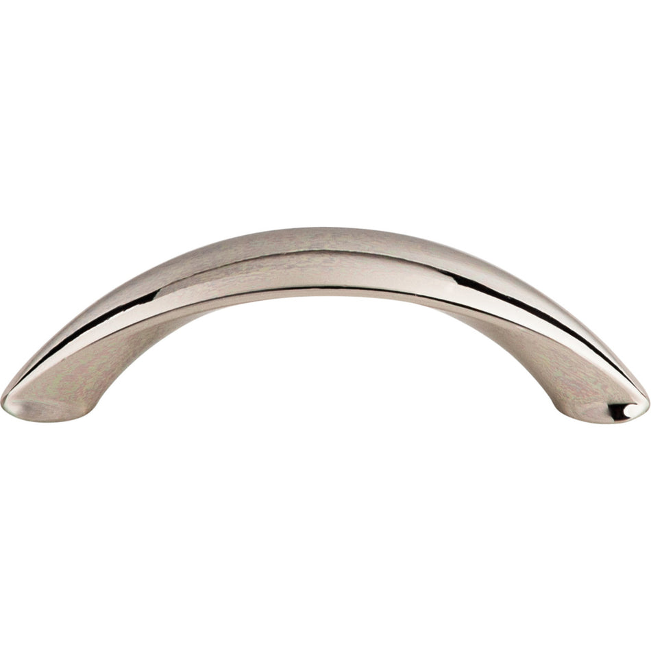 Top Knobs M1923: 3" cc Dakota Arc Cabinet Pull - Polished Nickel