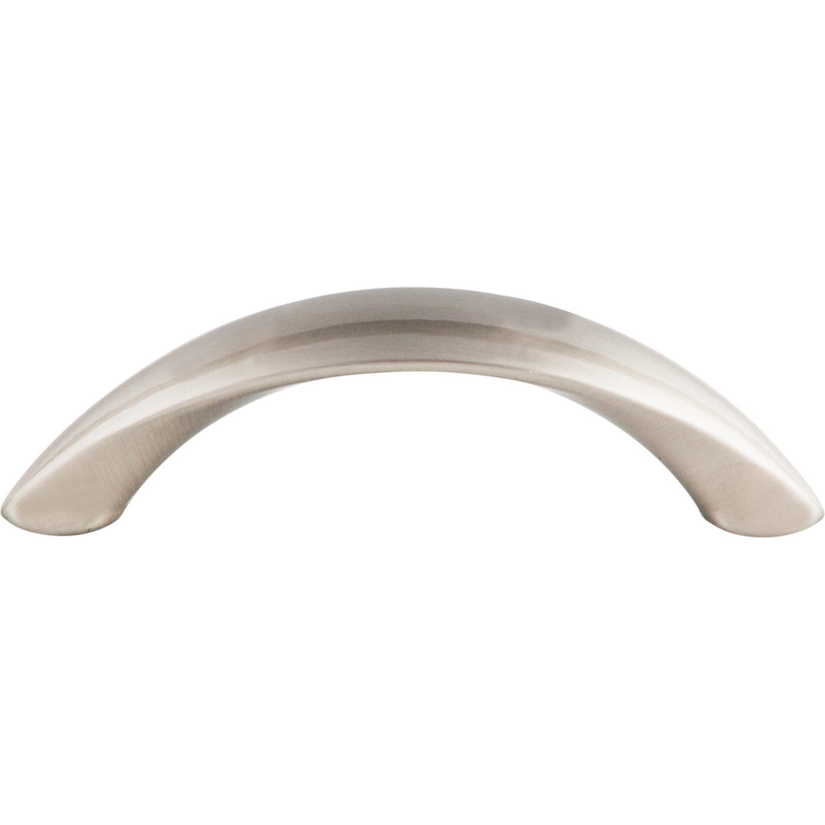 Top Knobs M1925: 3" cc Dakota Arc Cabinet Pull - Brushed Satin Nickel