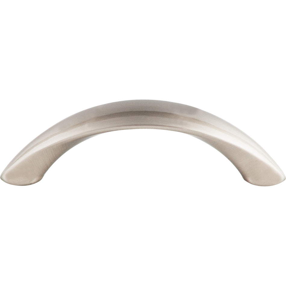 Top Knobs M1925: 3" cc Dakota Arc Cabinet Pull - Brushed Satin Nickel
